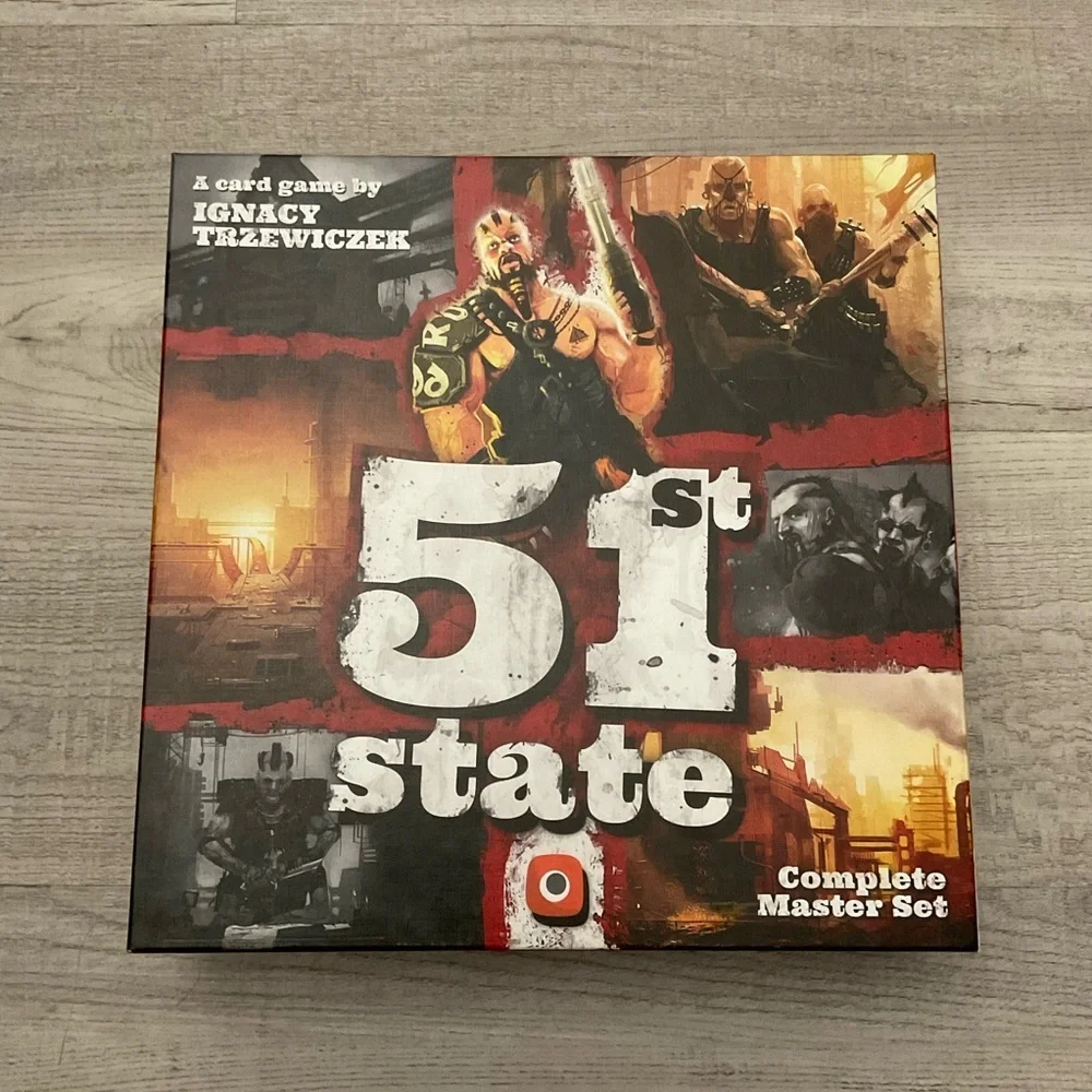 51st State Ultimate Edition Board Game -100% Complete  Unused, open box